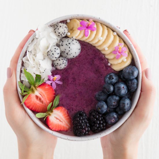 Berry Acai Bowl - Recipe photo by purelykaylie