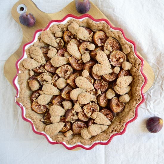vegan fig pie - Recipe photo by lipodve