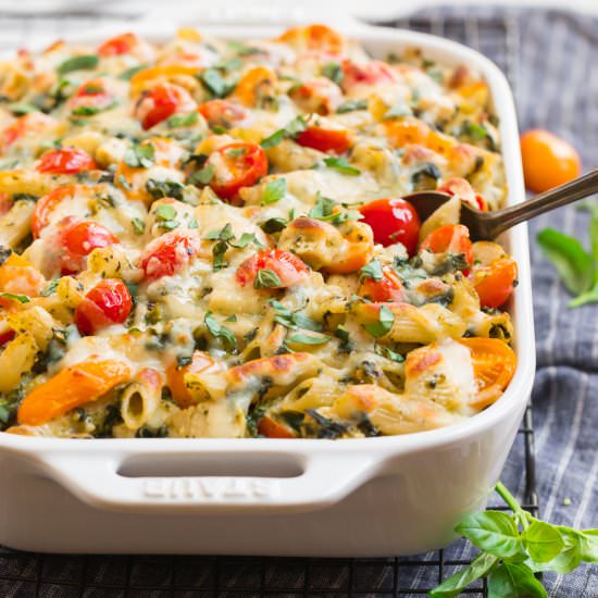 Chicken Pesto Pasta - Recipe photo by wellplated