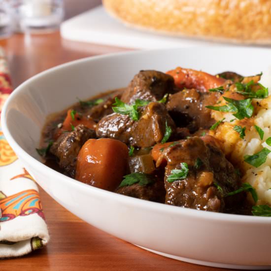 Slow Simmered Beef Stew - Recipe photo by For the Love of Cooking