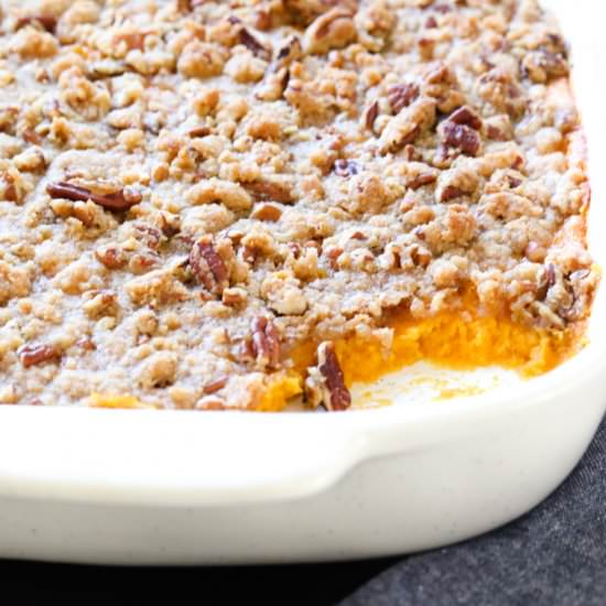 Sweet Potato Souffle - Recipe photo by DailyAppetite