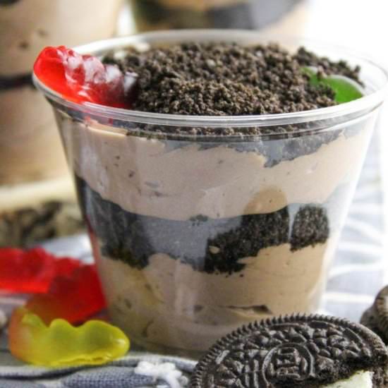 Oreo Dirt Cake Cups - Recipe photo by bakingyouhappier