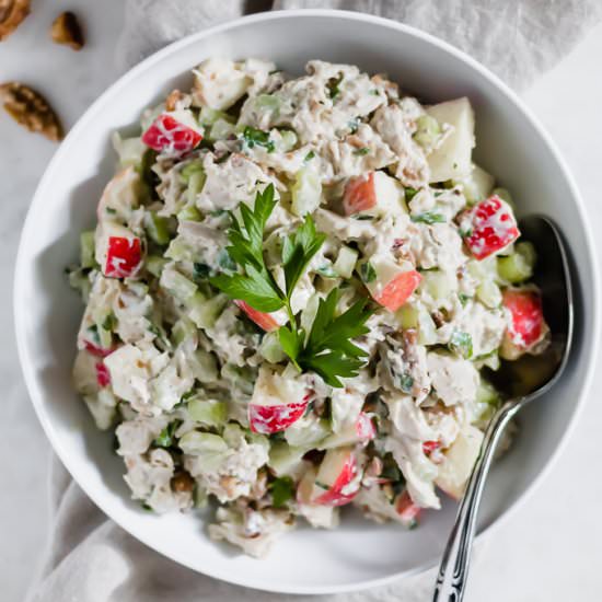 Ginger Honey Mustard Chicken Salad - Recipe photo by paleoinpdx