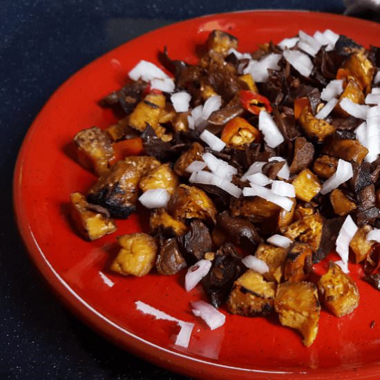 Vegan Sisig - Recipe photo by greenbowl2soul