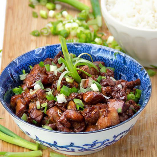 Quick Easy Honey Soy Chicken - Recipe photo by panning the globe