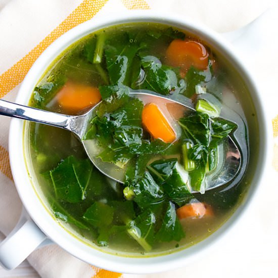 Turnip Green Soup - Recipe photo by MasalaHerb