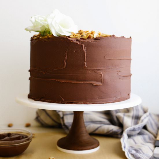 Almond Toffee Cake - Recipe photo by thewoodandspoon