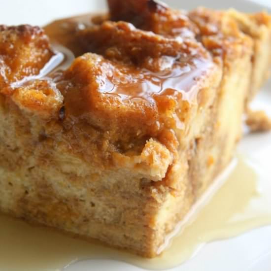 Pumpkin Bread Pudding - Recipe photo by DailyAppetite