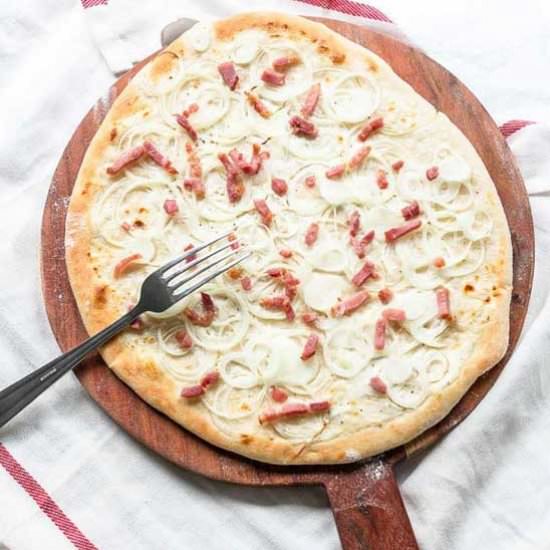 Flammkuchen - Recipe photo by thetortillachannel