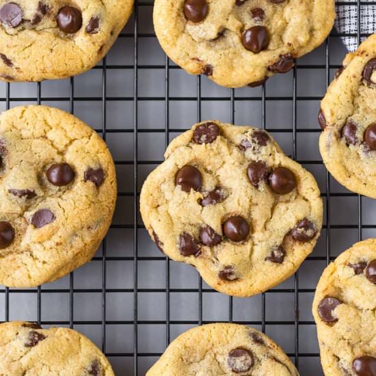 Chewy Chocolate Chip Cookies - Recipe photo by rachelcooksblog