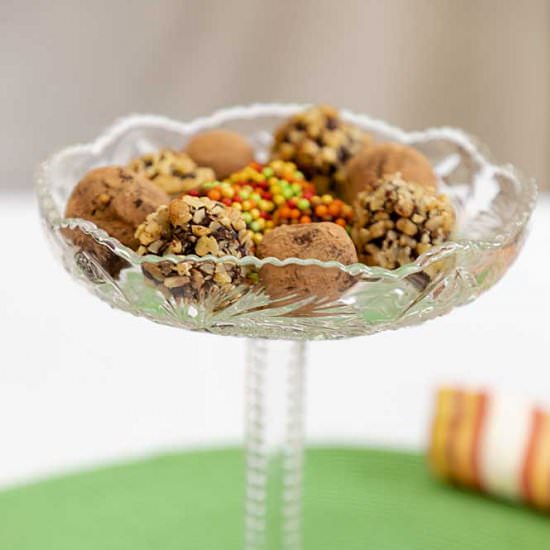 Autumn Decorated Chocolate Truffles - Recipe photo by iwilkerson