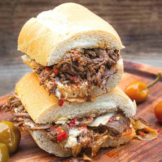 Hot and Spicy Italian Beef – IP - Recipe photo by Jaxx The Bearded Hiker
