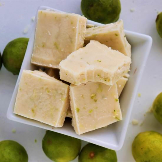 Vegan Coconut Key Lime Fudge - Recipe photo by veryveganval