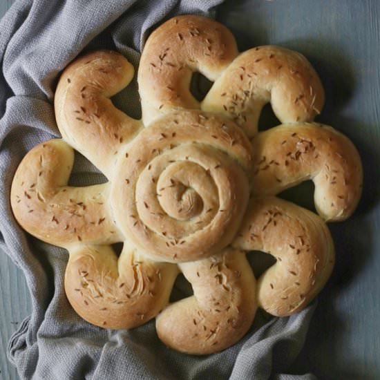 Cumin Sunshine Loaf - Recipe photo by Aparna