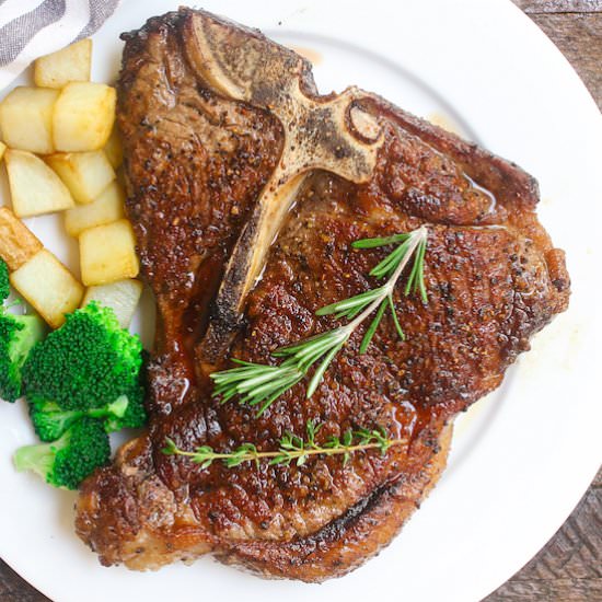 Perfect T-Bone Steak - Recipe photo by tipbuzz