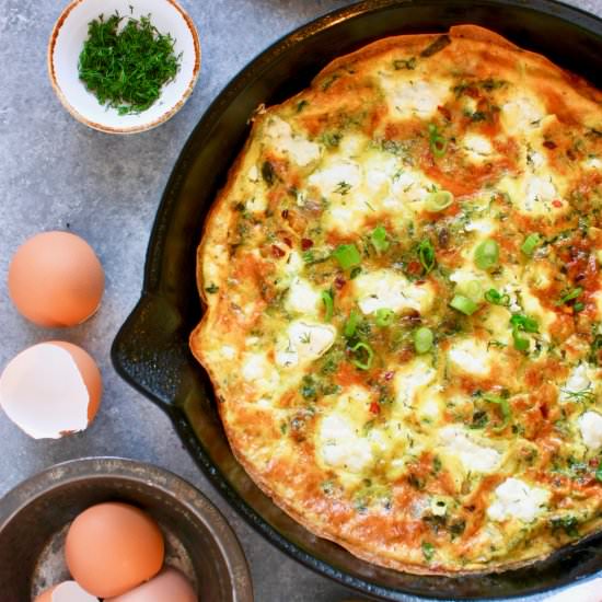 Easy stovetop frittata - Recipe photo by marilenaskitchen