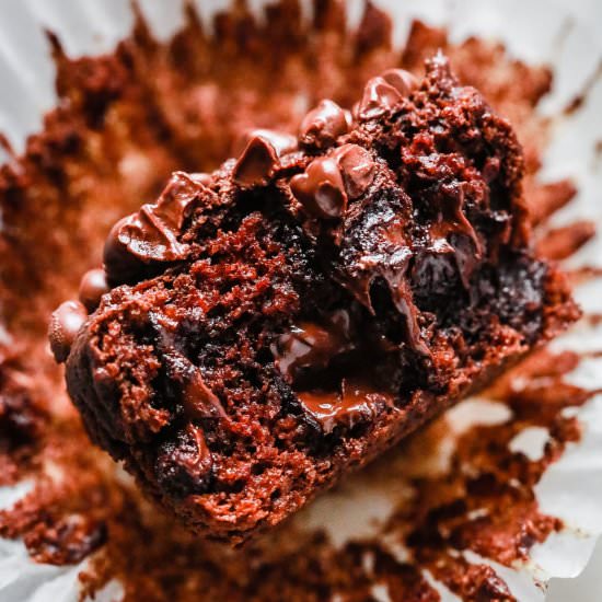 Low Carb Chocolate Muffins - Recipe photo by Cooking Frog