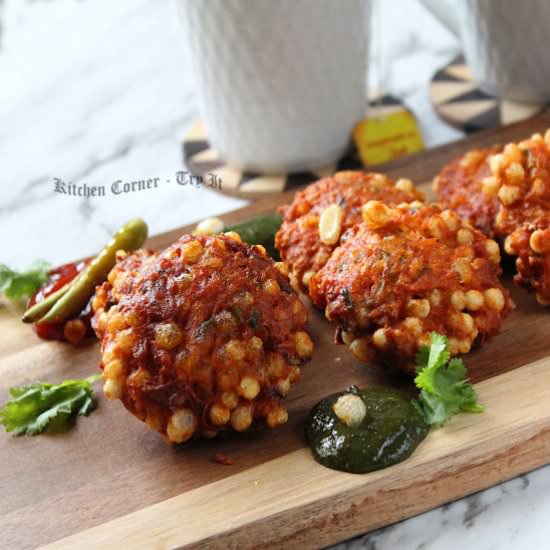 Sabudana/Sago Pearls Vada - Recipe photo by Suja Manoj