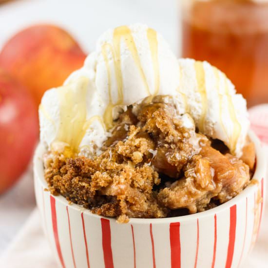 Gluten Free Apple Crumble - Recipe photo by BlessHerHeartYall