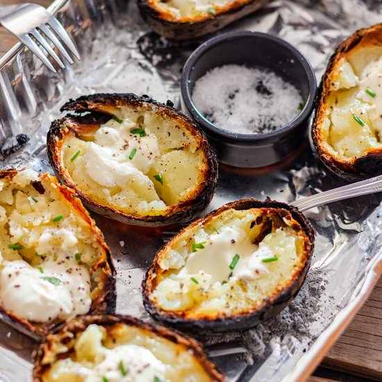 Ash-Roasted Potatoes - Recipe photo by Happy Foods Tube