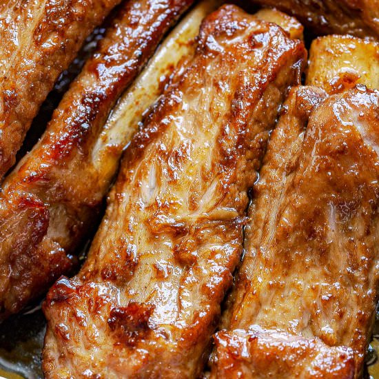 sweet and sour pork ribs - Recipe photo by cookingwithlei
