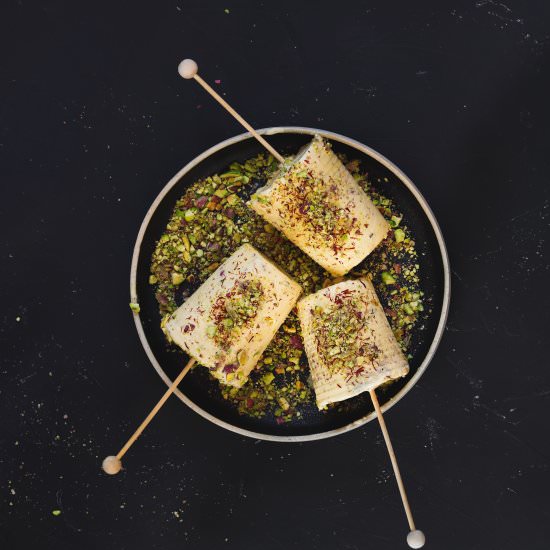 Kesar Pista Kulfi - Recipe photo by Mistress Ghee