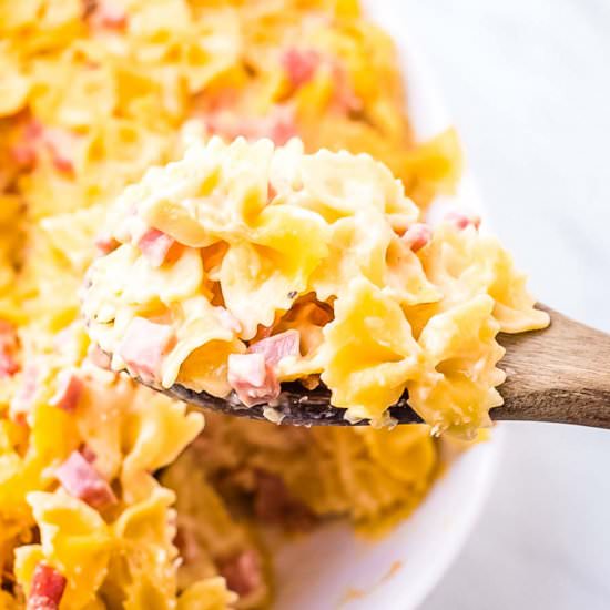 Cheesy Ham Casserole with Pasta - Recipe photo by julieseatsandtreats