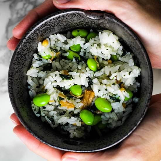 Edamame Rice - Recipe photo by KeepingItRelle