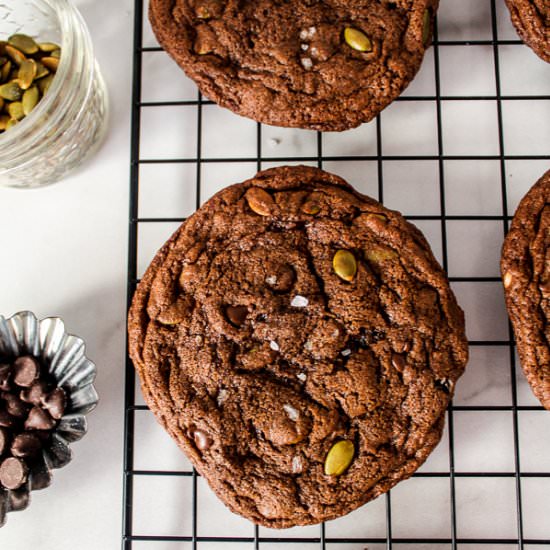 Double Chocolate Cookies - Recipe photo by parsleyandicing