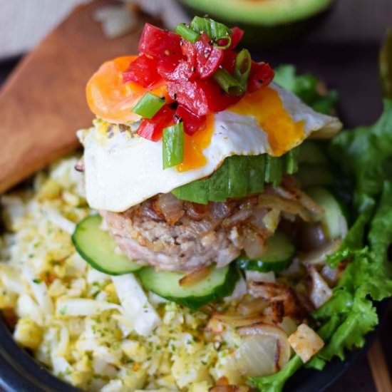 Healthy Loco Moco - Recipe photo by eyesandhour