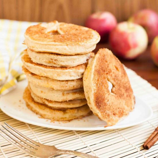 Oil-free Fried Apple Rings / Donuts - Recipe photo by MyPurePlants