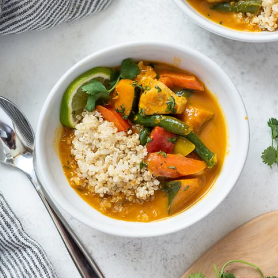Thai Pumpkin Curry with Chicken - Recipe photo by flavorthemoments