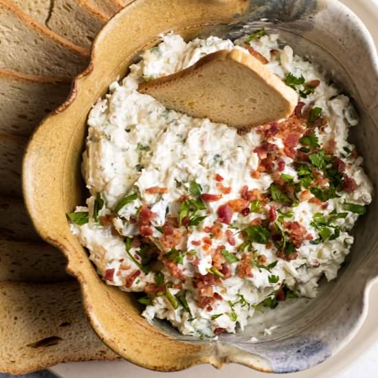 Jalapeno Popper Dip - Recipe photo by Girl Gone Gourmet