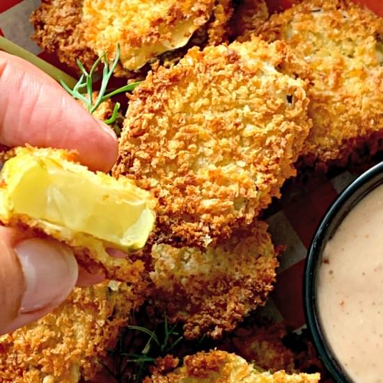 Air Fried Fried Pickles - Recipe photo by agoudalife