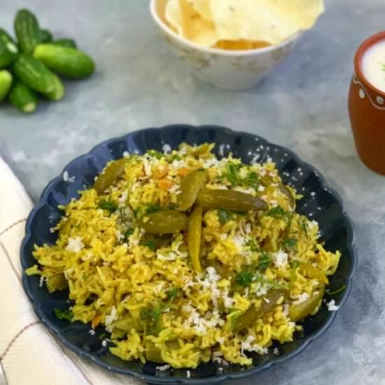 Maharashtrian Tendli Bhaat - Recipe photo by cookwithrenu