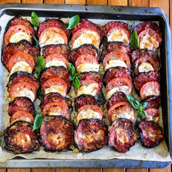 Beautiful roasted parmesan eggplant - Recipe photo by Italian Chips