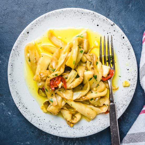 Italian Pickled Eggplant - Recipe photo by sipandfeast
