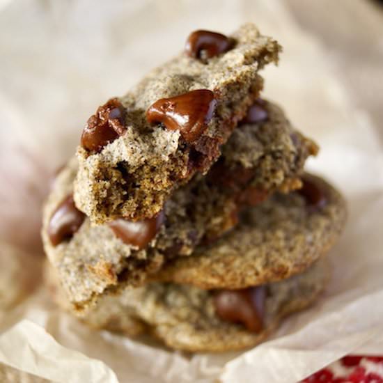 GF Buckwheat Chocolate Chip Cookies - Recipe photo by cookingontheweekends
