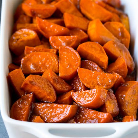 Candied Sweet Potatoes - Recipe photo by dinneratthezoo
