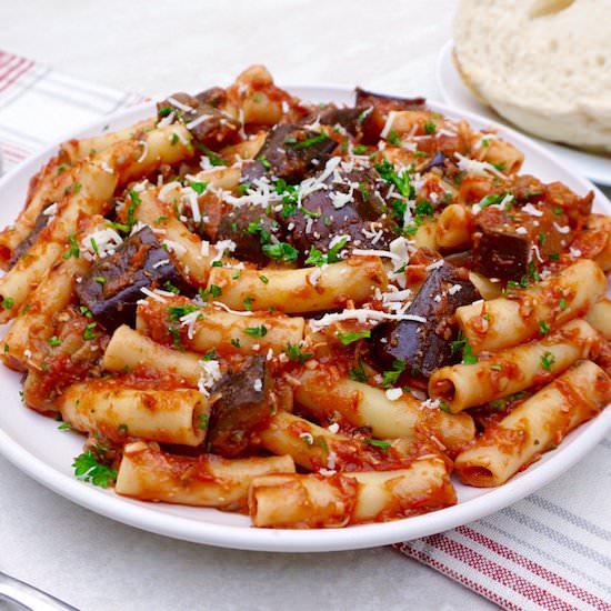 Roasted Eggplant Ziti - Recipe photo by anothertablespoon