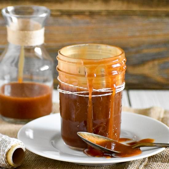 Salted Caramel Sauce - Recipe photo by casablancacooks