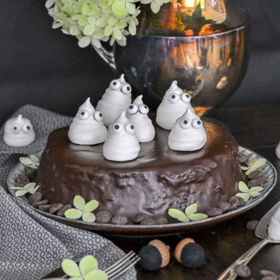 Boo-tiful Chocolate Olive Oil Cake - Recipe photo by House of Elyn Ryn