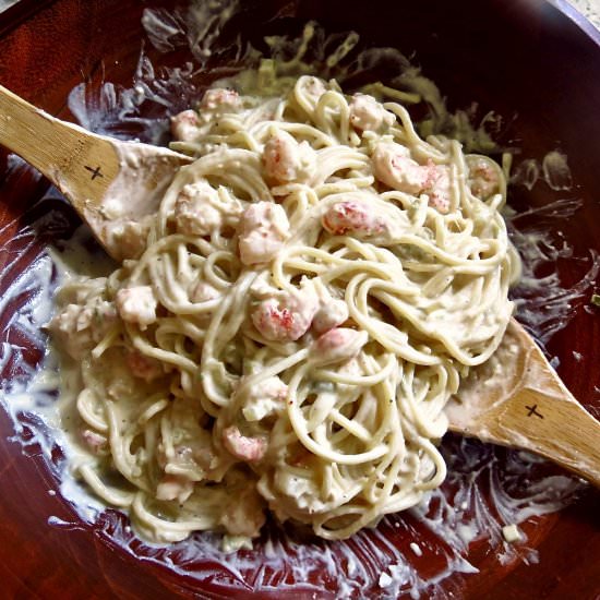 Shrimp And Crawfish Pasta - Recipe photo by Louisiana Woman Blog