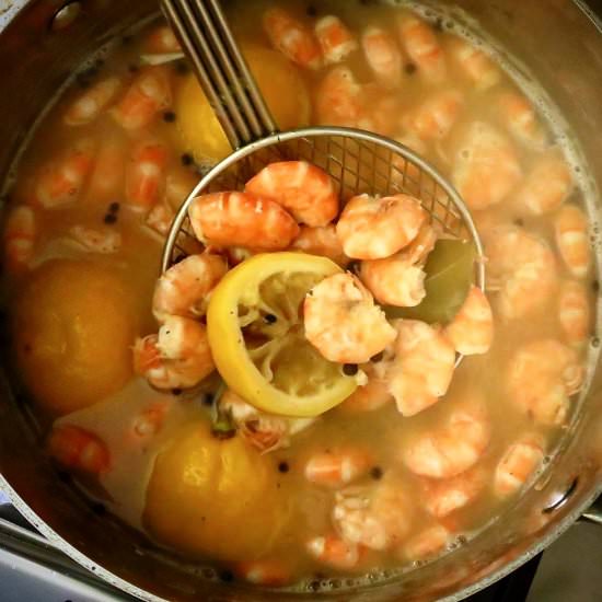 Easy Boiled Shrimp - Recipe photo by Louisiana Woman Blog