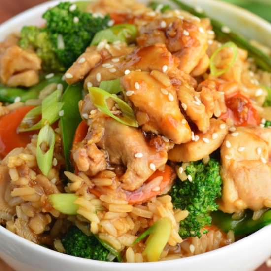 Easy Chicken Teriyaki Rice Bowl - Recipe photo by WillCookForSmiles