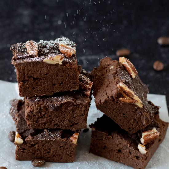 Fudgy Mocha Black Bean Brownies - Recipe photo by LauraY