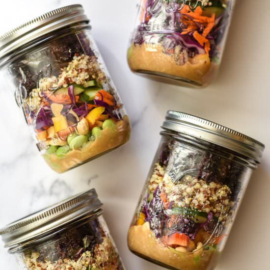 Thai Quinoa Salad Jars - Recipe photo by leanneray