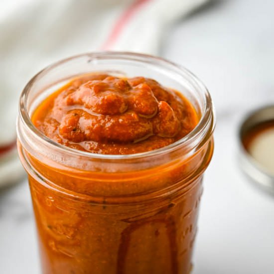 Spicy Guava BBQ Sauce - Recipe photo by garlic and zest