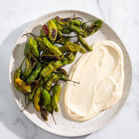 Blistered Shishito Peppers - Recipe photo by Craving California