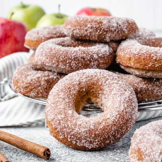 Baked Apple Cider Donuts - Recipe photo by kickassbaker